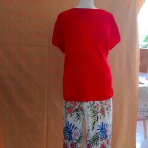 Women's stretch pants and top set